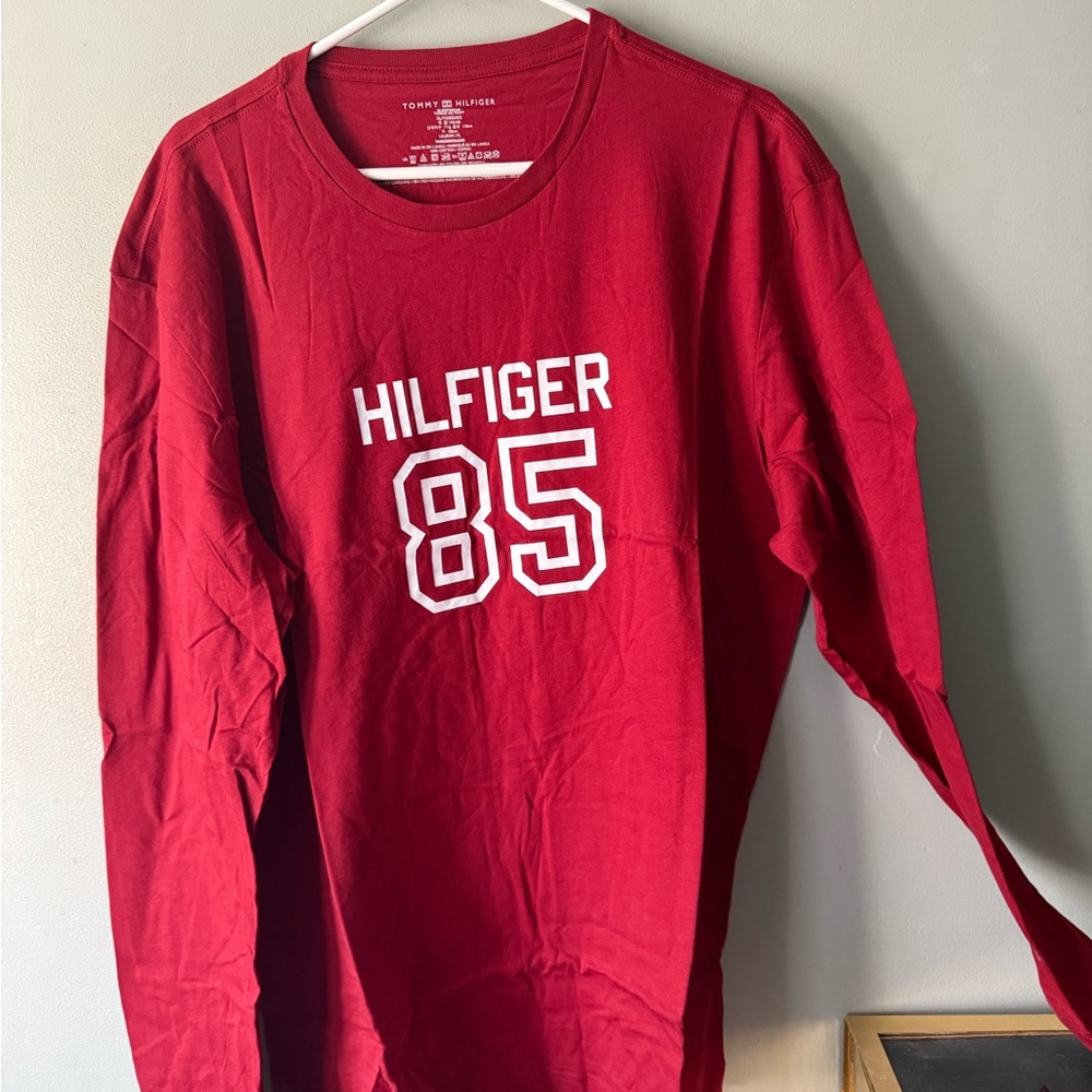 Tommy Hilfiger Currant Red Graphic Tee